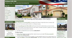 Desktop Screenshot of kirtlandhousing.com