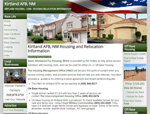 Tablet Screenshot of kirtlandhousing.com